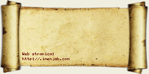 Anita Pejčinović vizit kartica